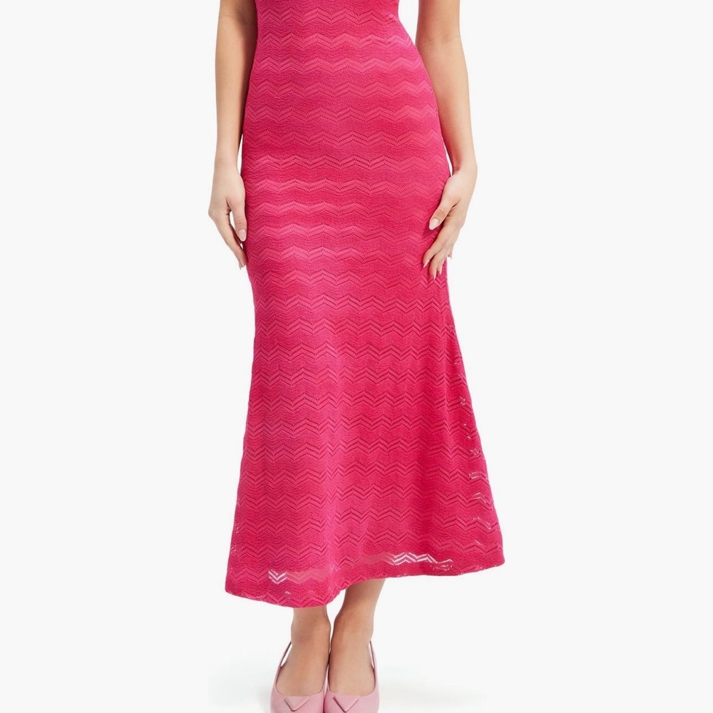 Bardot Pink Maxi Dress